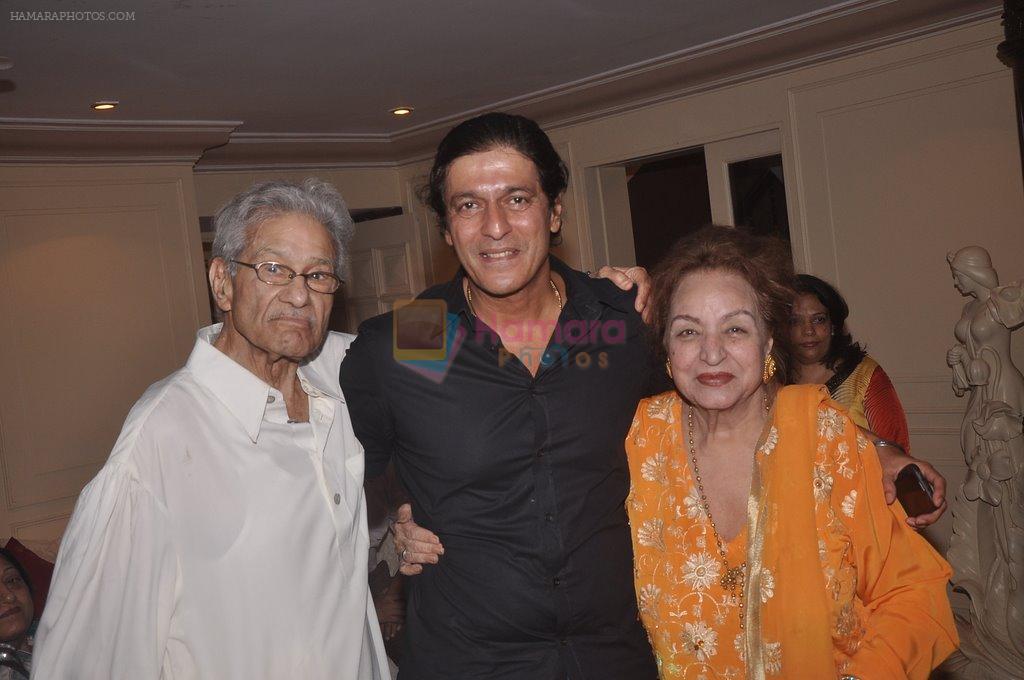 Chunky Pandey at Arman Kohli's father birthday in Mumbai on 16th Sept 2014