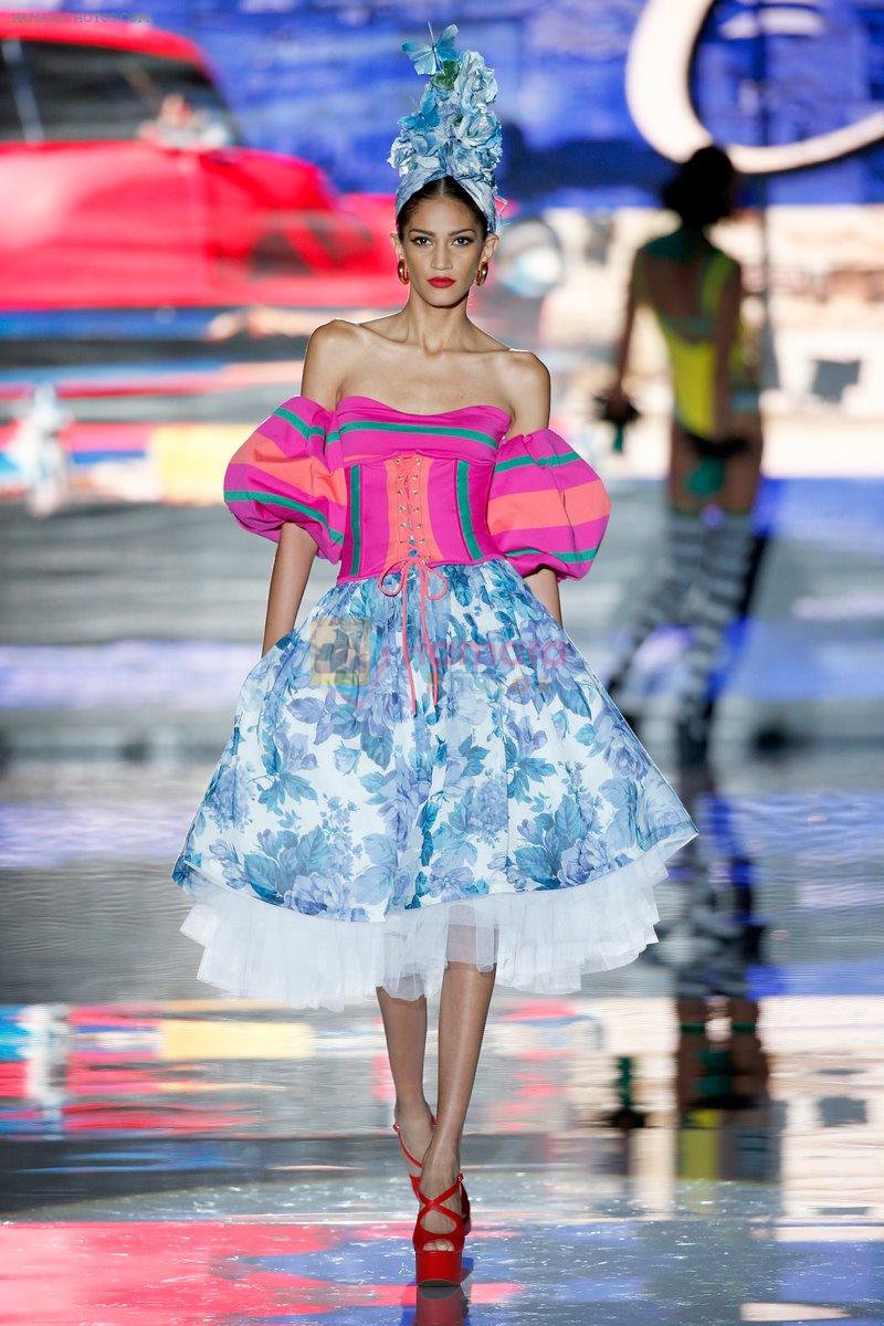 Model walk the ramp for Madrid Fashion Week on 17th Sept 2014 / Madrid ...