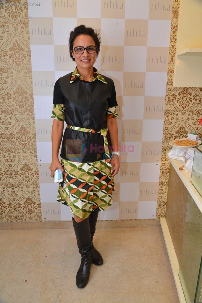Adhuna Akhtar at Ritika Bharwani's Autumn Winter collection launch co-hosted by carol Gracias in Bandra on 17th Sept 2014