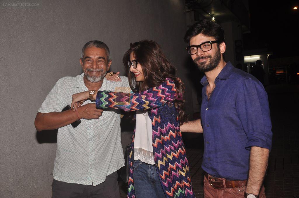 Sonam Kapoor, Fawad Khan, Shashank Ghosh snapped at pvr on 18th Sept 2014
