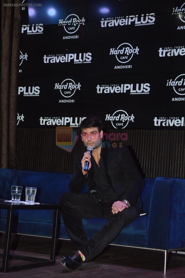 Vivian Dsena at the unveiling event of Travel Plus Sept. 2014 in Hard Rock Cafe on 17th Sept 2014