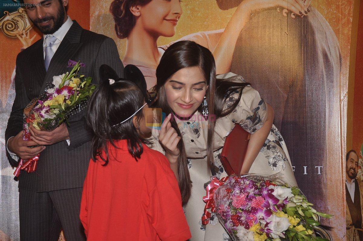 Sonam Kapoor at Khoobsurat special screening for Kids in Mumbai on 19th Sept 2014