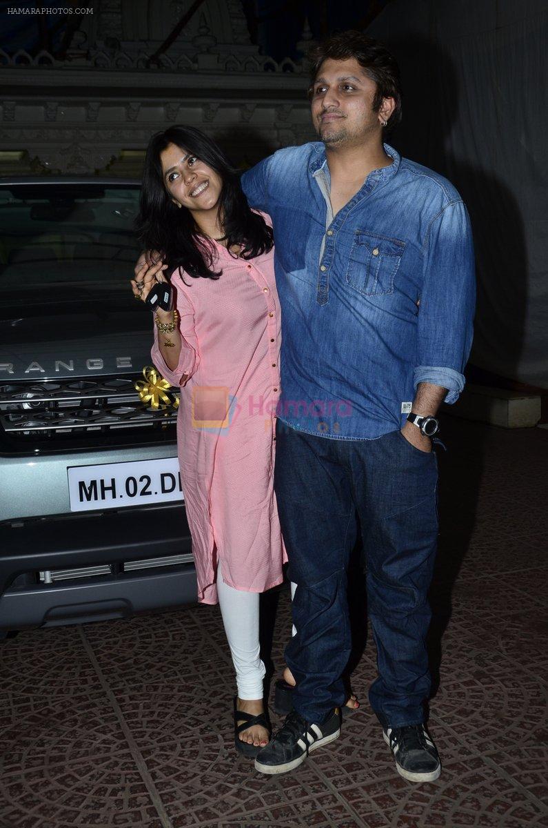 Ekta Kapoor gifts Mohit Suri a swanky Range Rover in Mumbai on 23rd Sept 2014