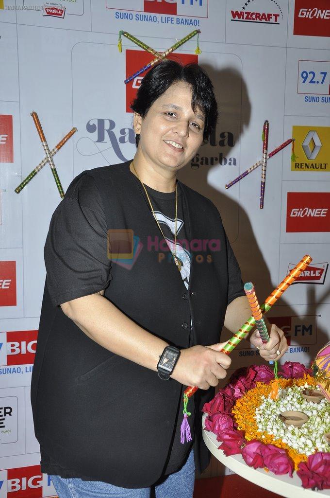 Falguni Pathak at big fm to talk about the dandia season in Mumbai on 23rd Sept 2014