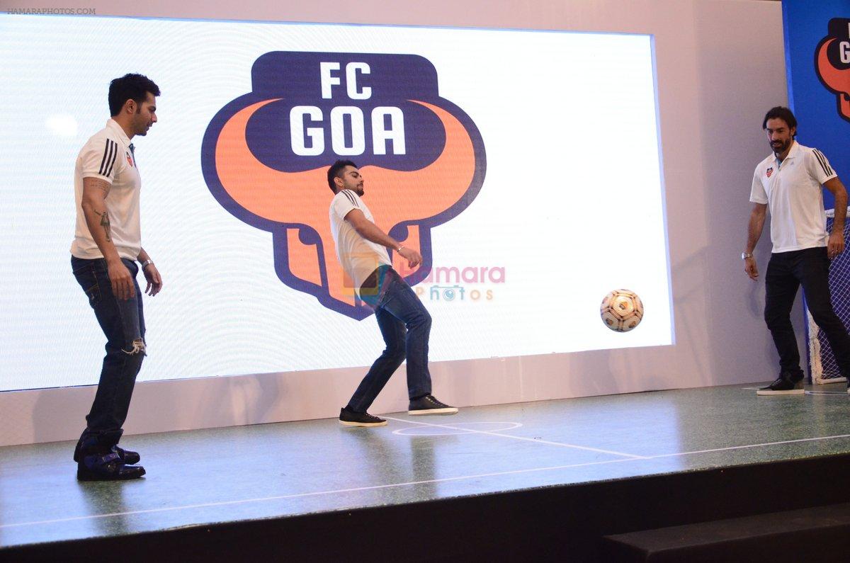 Varun Dhawan, Pires & Zico unveil Goa FC look for ISL on 23rd Sept 2014
