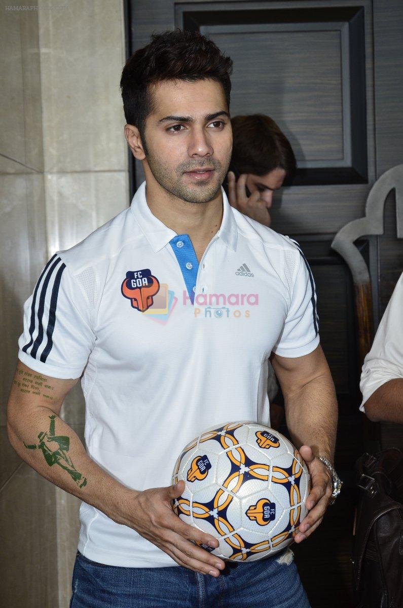 Varun Dhawan, Pires & Zico unveil Goa FC look for ISL on 23rd Sept 2014