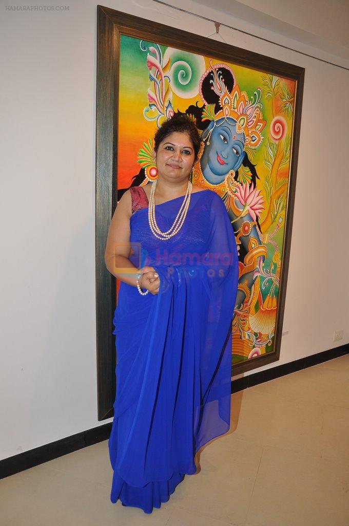 at art show When Fairies Meet Ganesha in Jehangir Art Gallery on 24th Sept 2014
