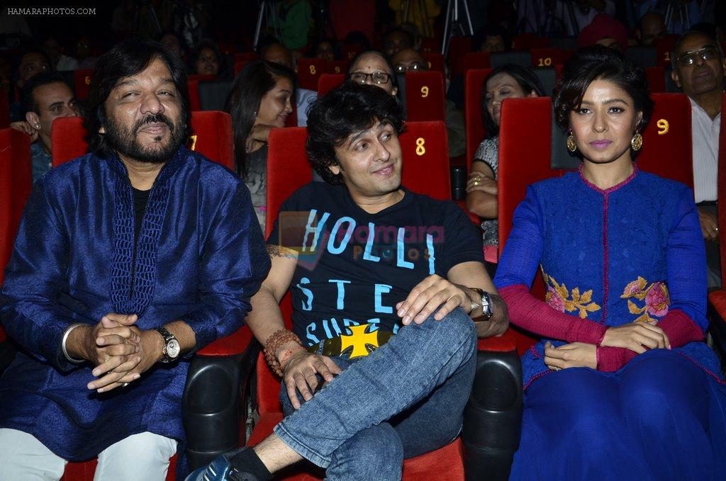 Sunidhi Chauhan, Roop Kumar Rathod, Sonu Nigam at Rang Rasiya music launch in Deepak Cinema on 25th Sept 2014