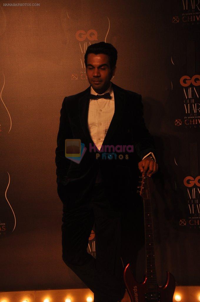 Raj Kumar Yadav at GQ Men of the Year Awards 2014 in Mumbai on 28th Sept 2014