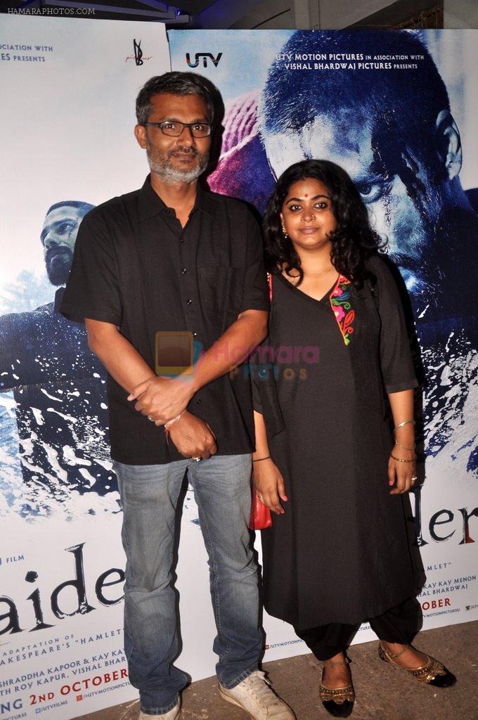 at Haider screening in Sunny Super Sound on 29th Sept 2014