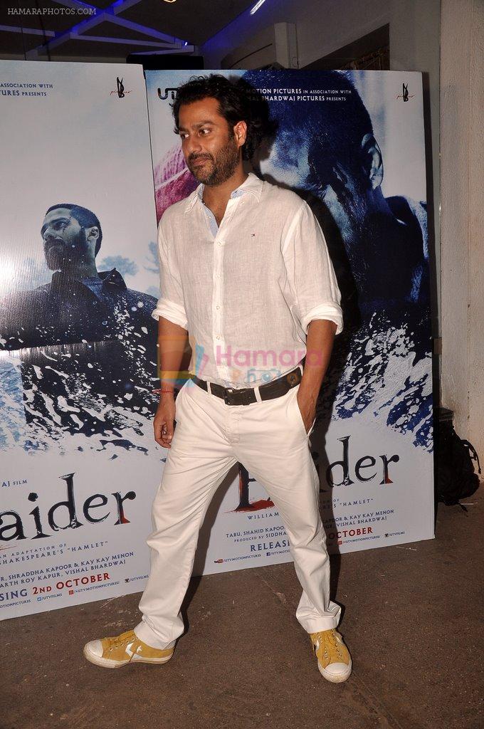 Abhishek kapoor at Haider screening in Sunny Super Sound on 29th Sept 2014