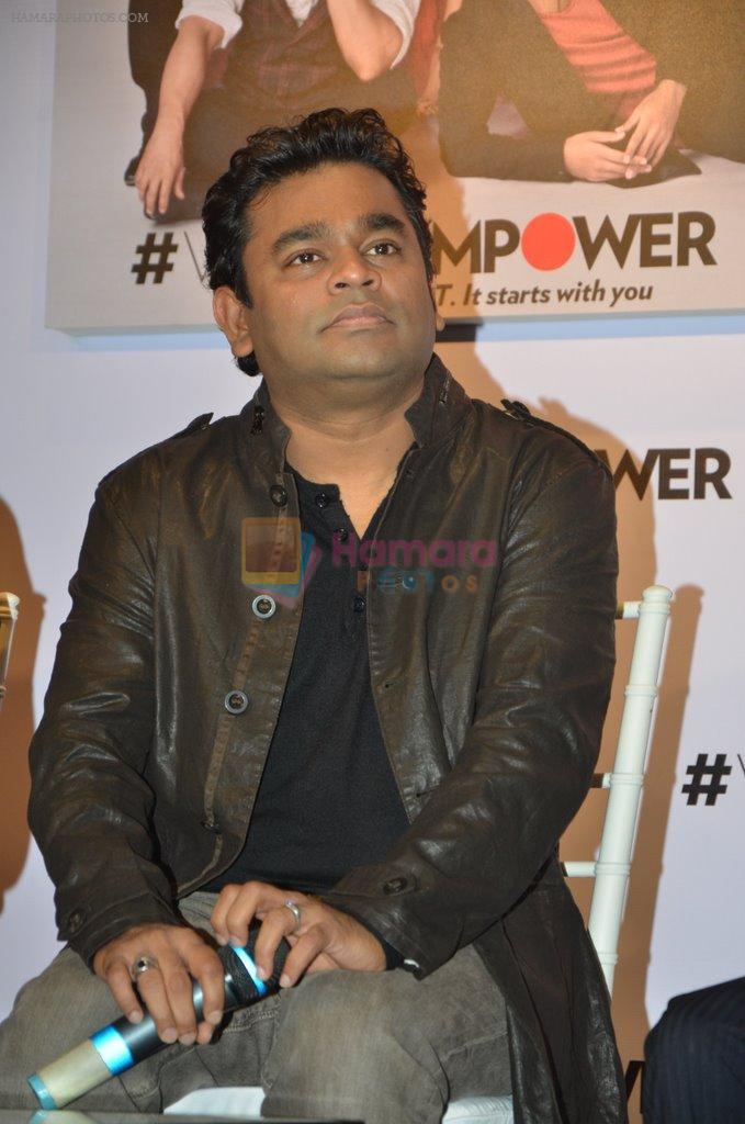 A R Rahman at Raunq album promotion by Sony Music in Blue Frog on 29th Sept 2014