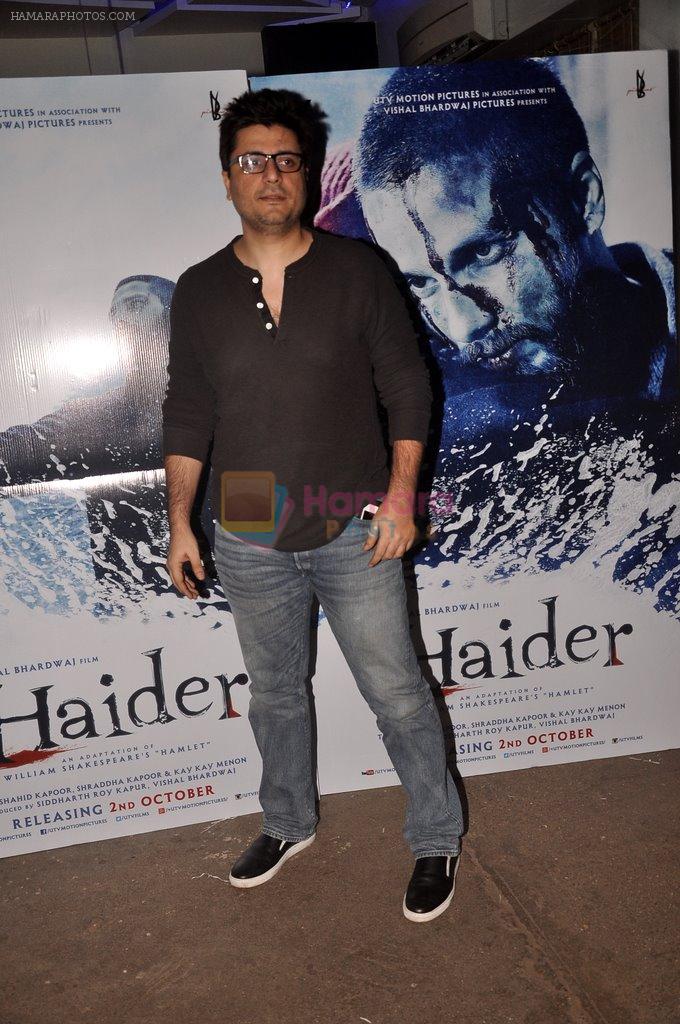 Goldie Behl at Haider screening in Sunny Super Sound on 29th Sept 2014