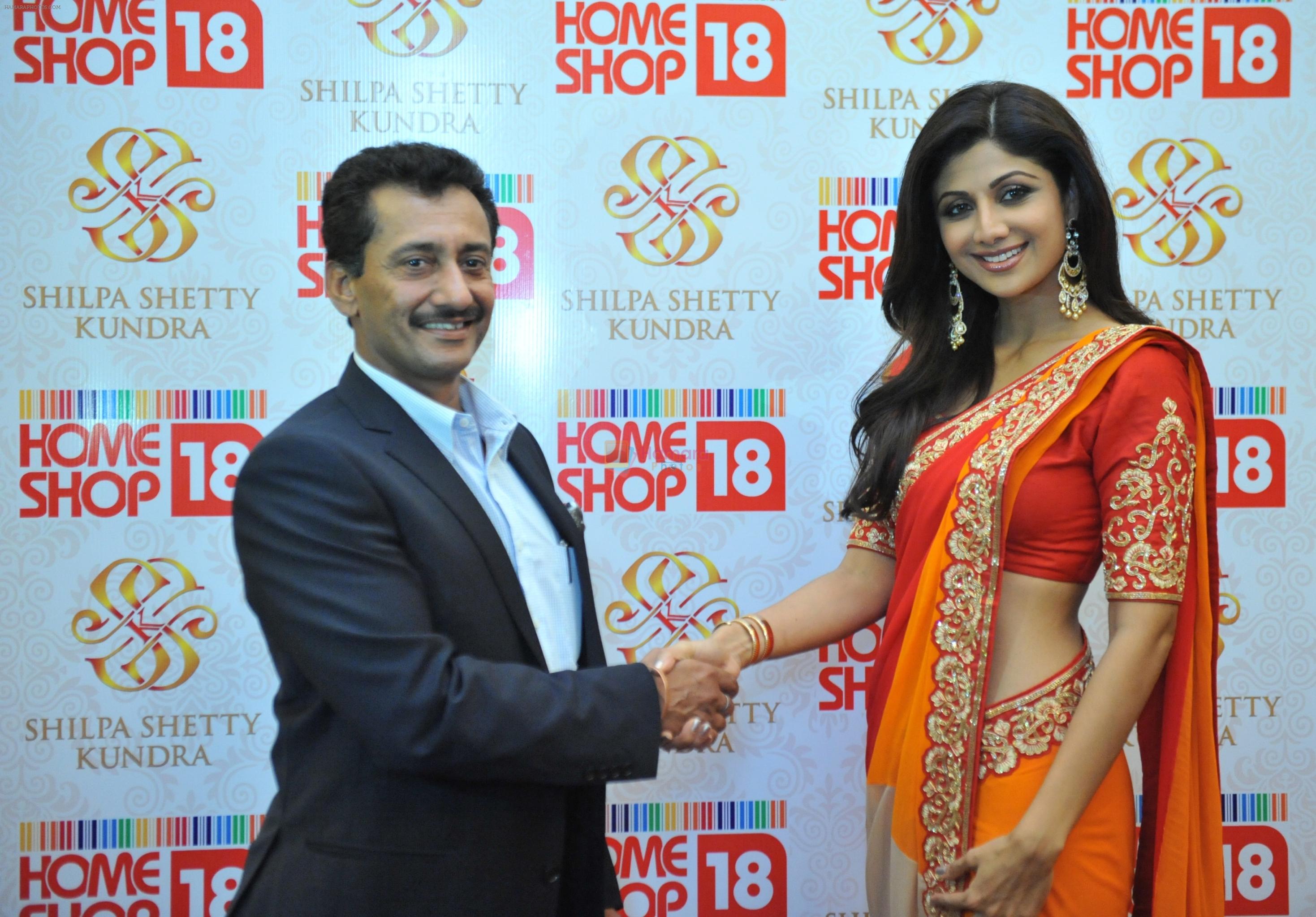 Shilpa Shetty Kundra launching exclusive SSK Sarees with Sundeep Malhotr...