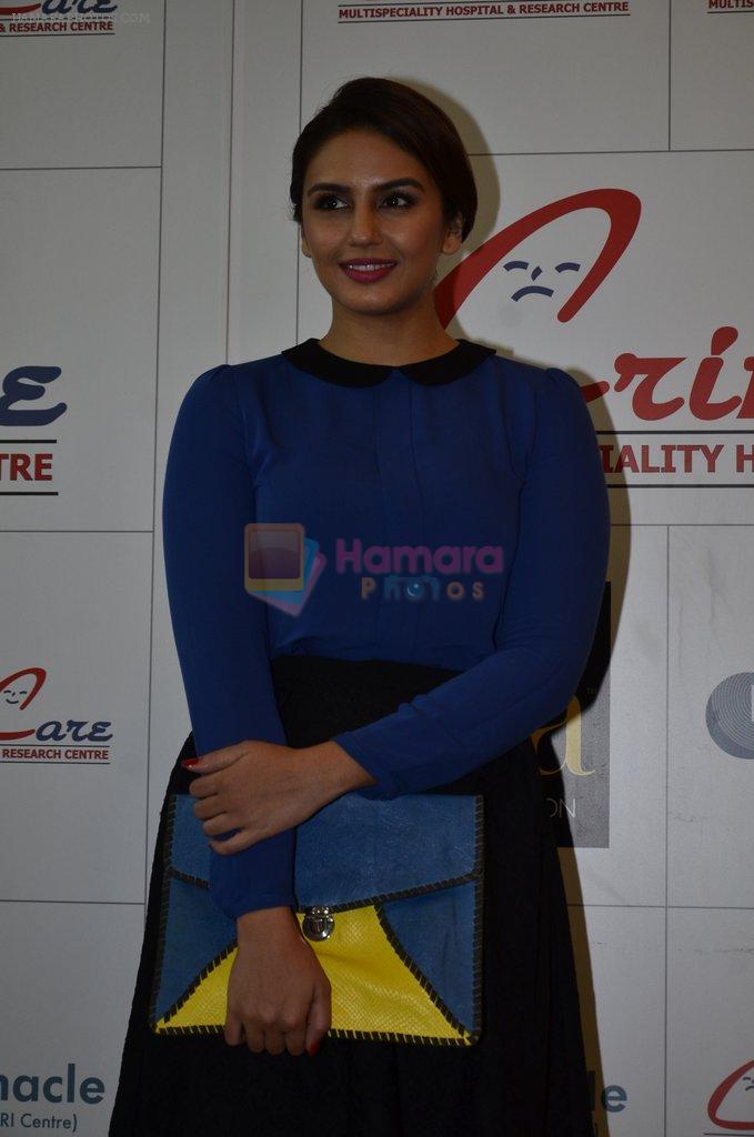 Huma Qureshi at Criticare hospital launch in Mumbai on 4th Oct 2014