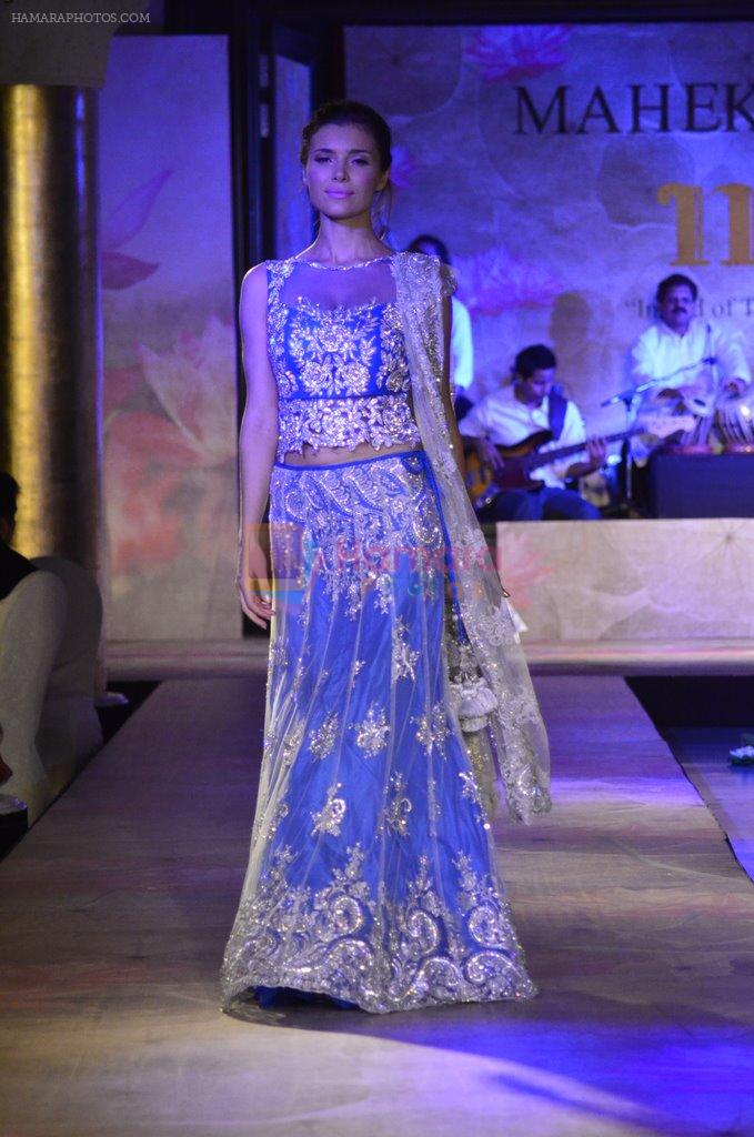 Model walks for Maheka Mirpuri's show for cancer cause in Taj Hotel, Mumbai on 6th Oct 2014