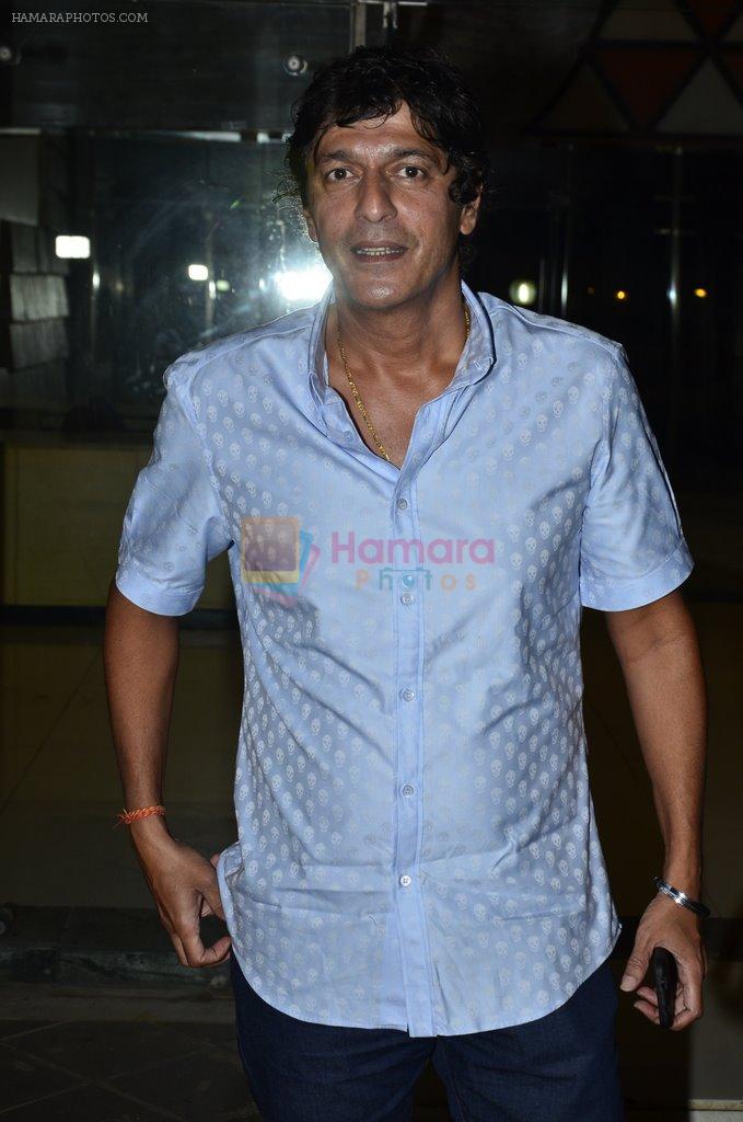 Chunky Pandey at Sanjay Kapoor's residence on 8th Oct 2014