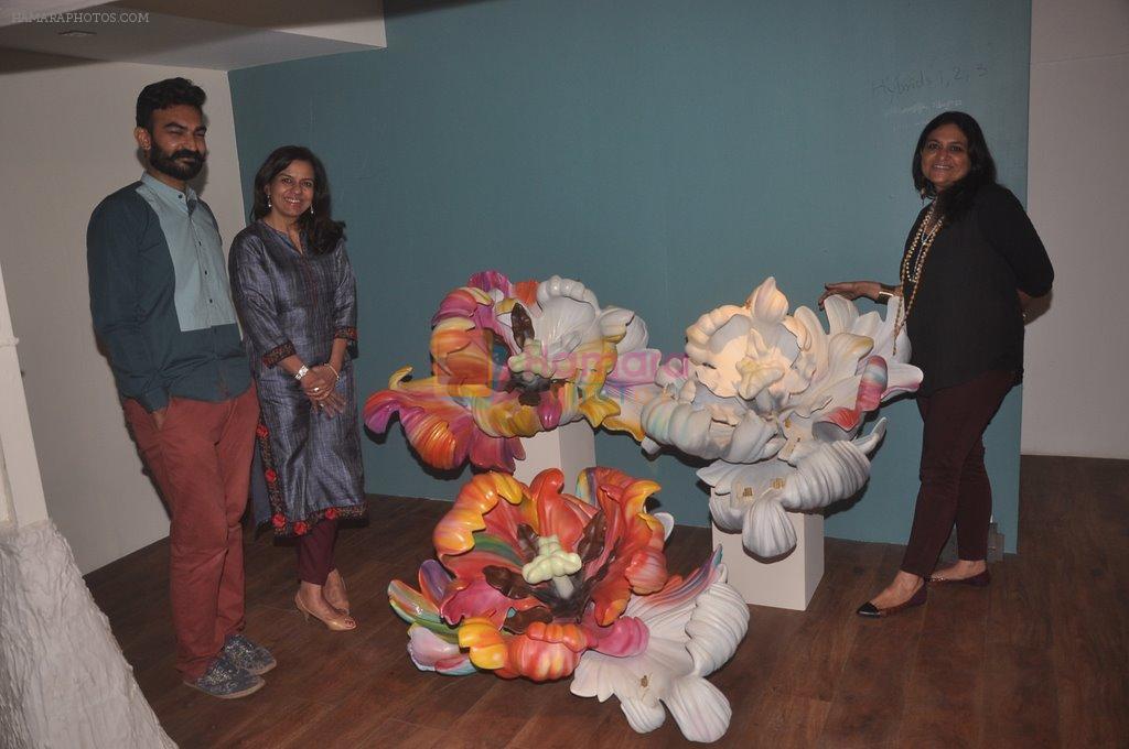 at Valay Gada's debut art Preview hosted by Nisha Jamwal in Mumbai on 9th Oct 2014