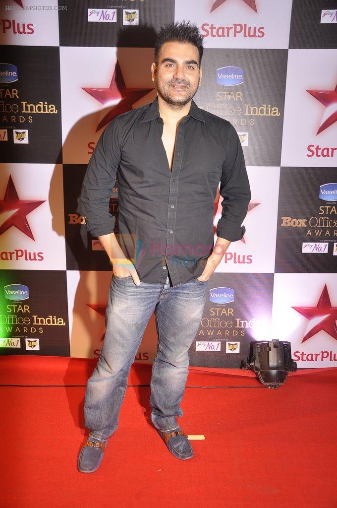 Arbaaz Khan at Star Plus box Office Awards in Mumbai on 9th Oct 2014