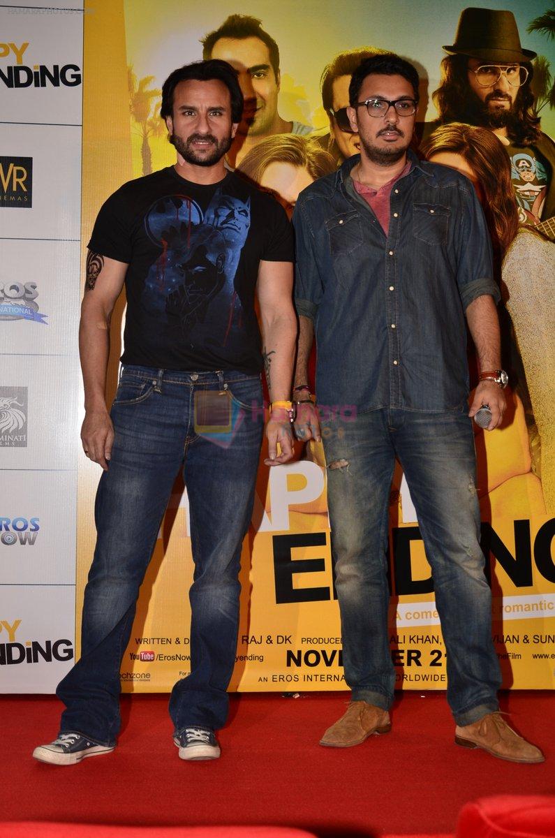 Saif Ali Khan, Dinesh Vijan at Happy Ending movie lanch in Mumbai on 9th Oct 2014