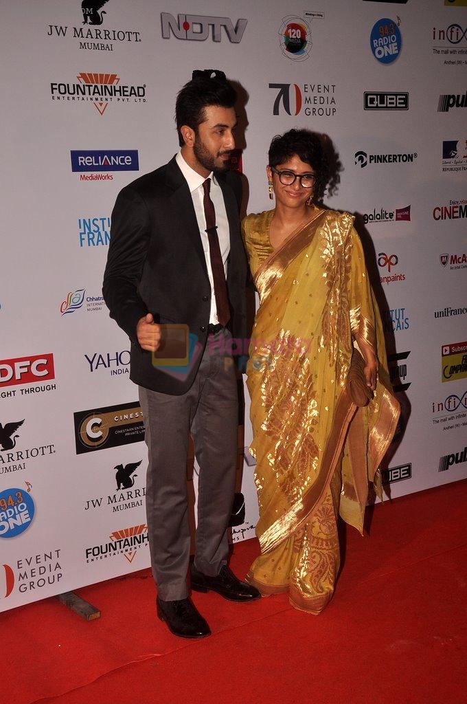 Kiran Rao, Ranbir Kapoor at 16th Mumbai Film Festival in Mumbai on 14th Oct 2014