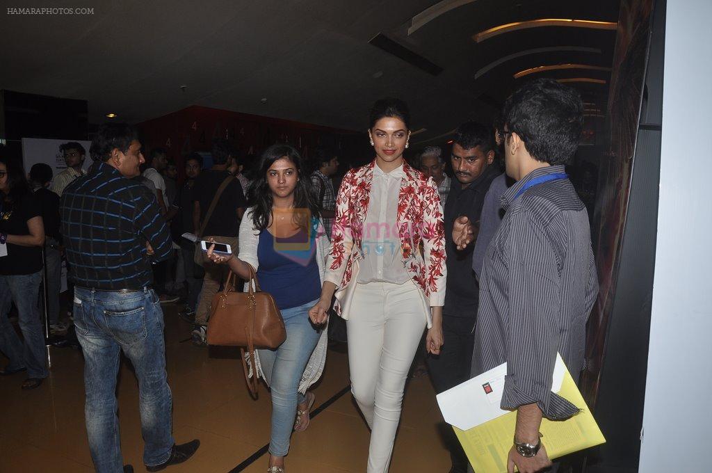 Deepika Padukone at Day 2 of 16th Mumbai Film Festival (MAMI) on 15th Oct 2014