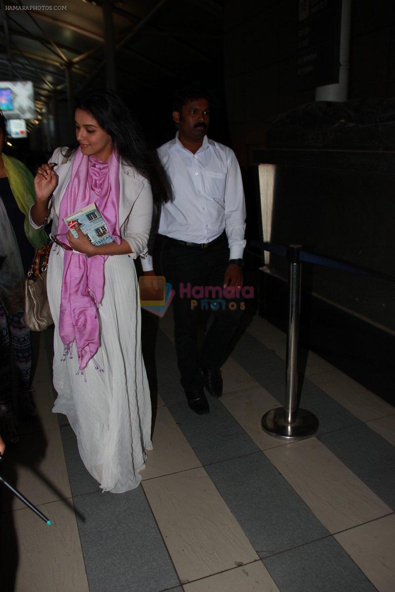 Asin Thottumkal snapped at Domestic airport on 16th Oct 2014