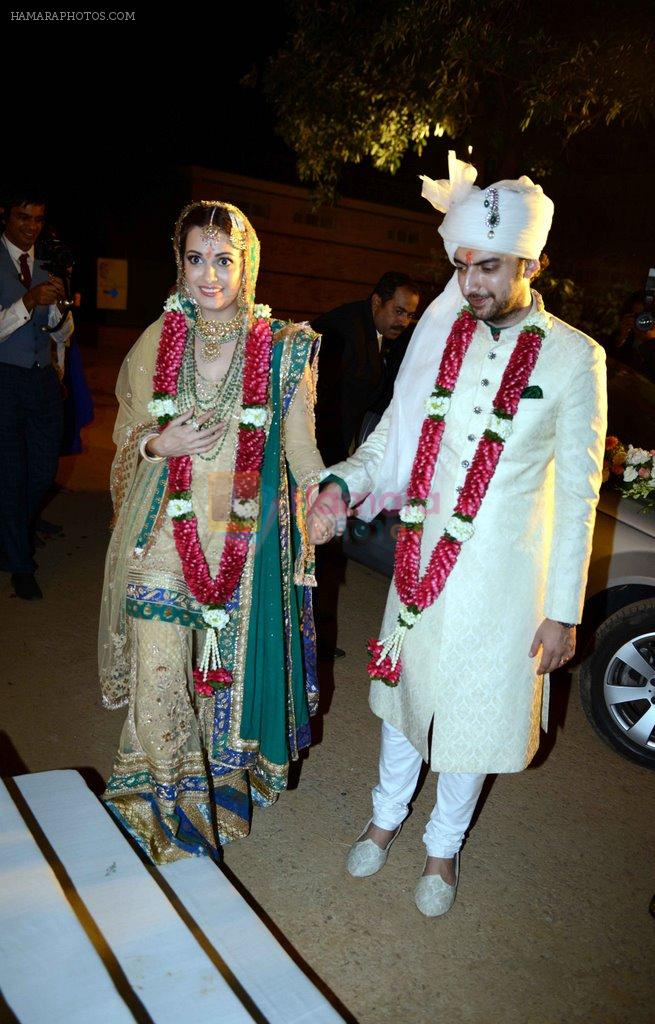 Dia Mirza and Sahil Sangha Wedding at Rosha Farms,Silver Oaks farm estate Ghitorni MG Road, new delhi on 18th Oct 2014
