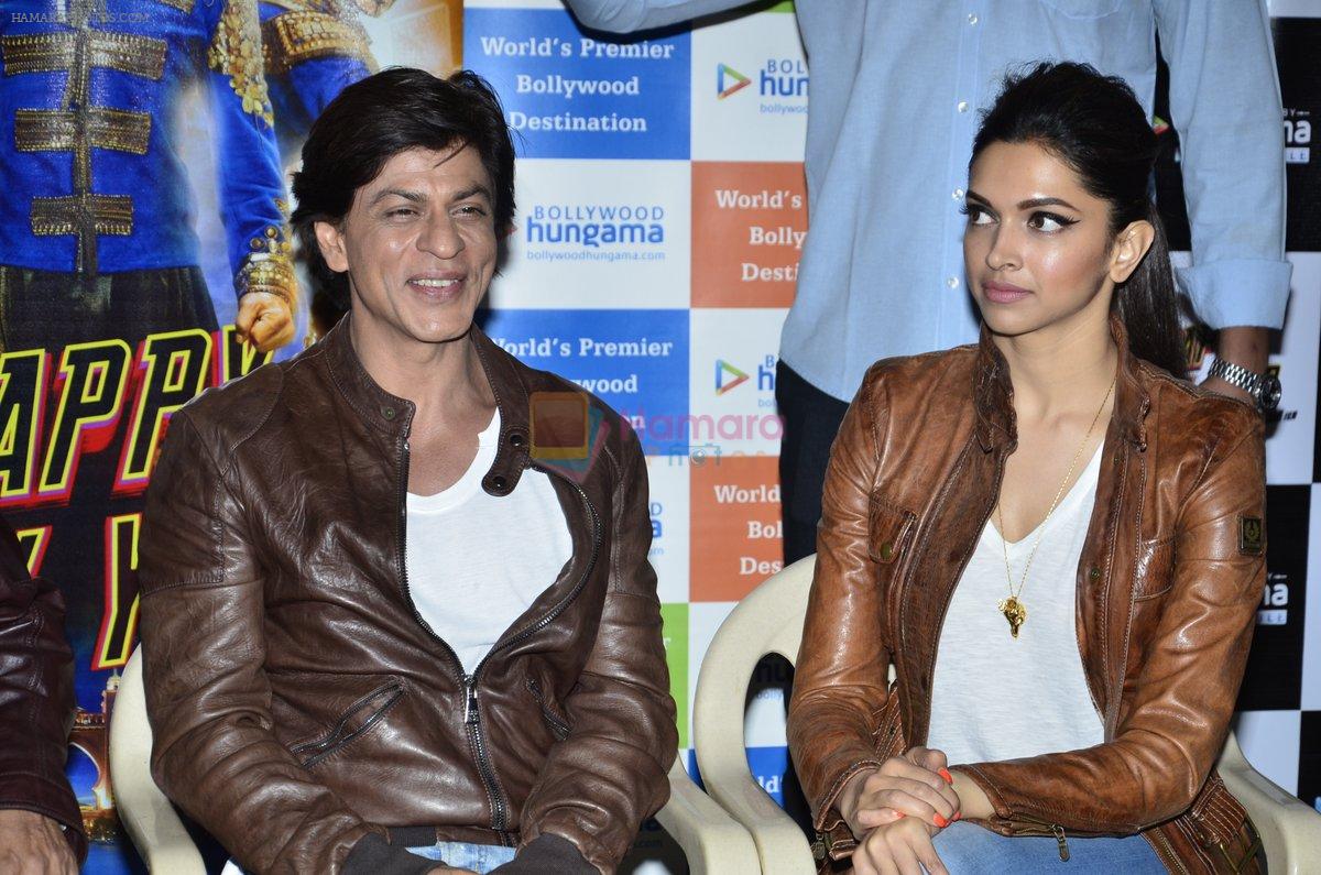 Shahrukh Khan, Deepika Padukone at Mad Over Donuts - Happy New Year contest winners meet in Mumbai on 19th Oct 2014