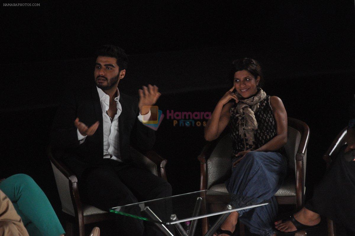 Arjun Kapoor, Zoya Akhtar in conversation at Mumbai Film Festival in Mumbai on 21st Oct 2014