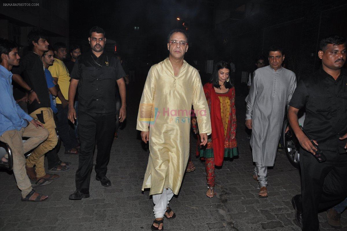 Vidhu Vinod Chopra at Aamir Khan's Diwali Bash in Mumbai on 23rd Oct 2014