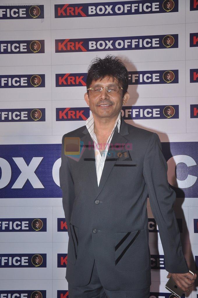 Kamal Rashid Khan at KRK BOX OFFICE WEBSITE LAUNCH in Mumbai on 25th Oct 2014