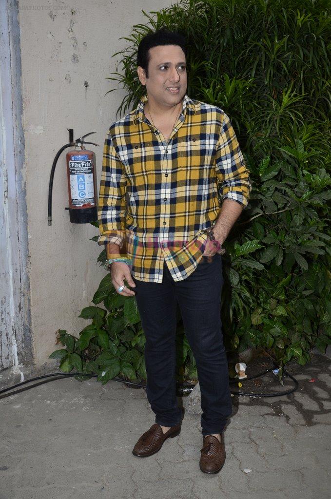 Govinda snapped in Mehboob studios, Mumbai on 27th Oct 2014