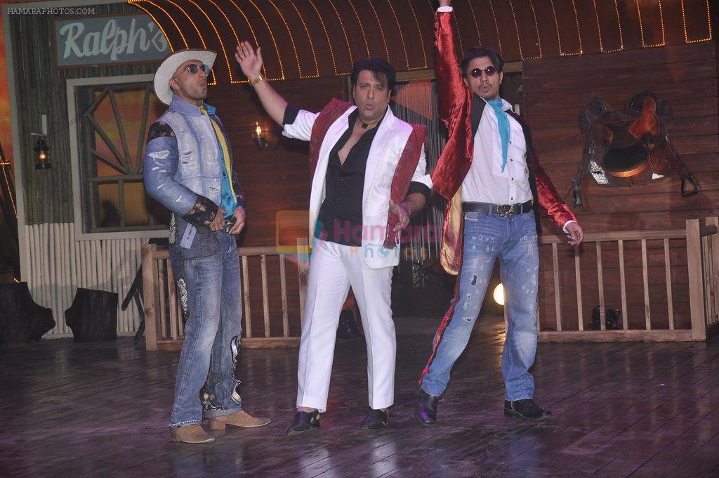 Ranveer Singh, Govinda, Ali Zafar  at the Launch of Nakhriley song from Kill Dil in Mumbai on 31st Oct 2014