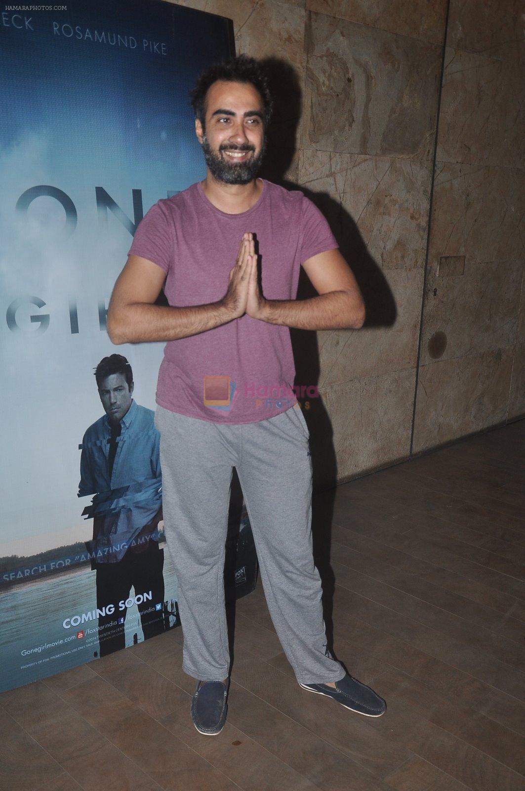 Ranvir Shorey at Gone Girl screening in Lightbox, mumbai on 3rd Nov 2014