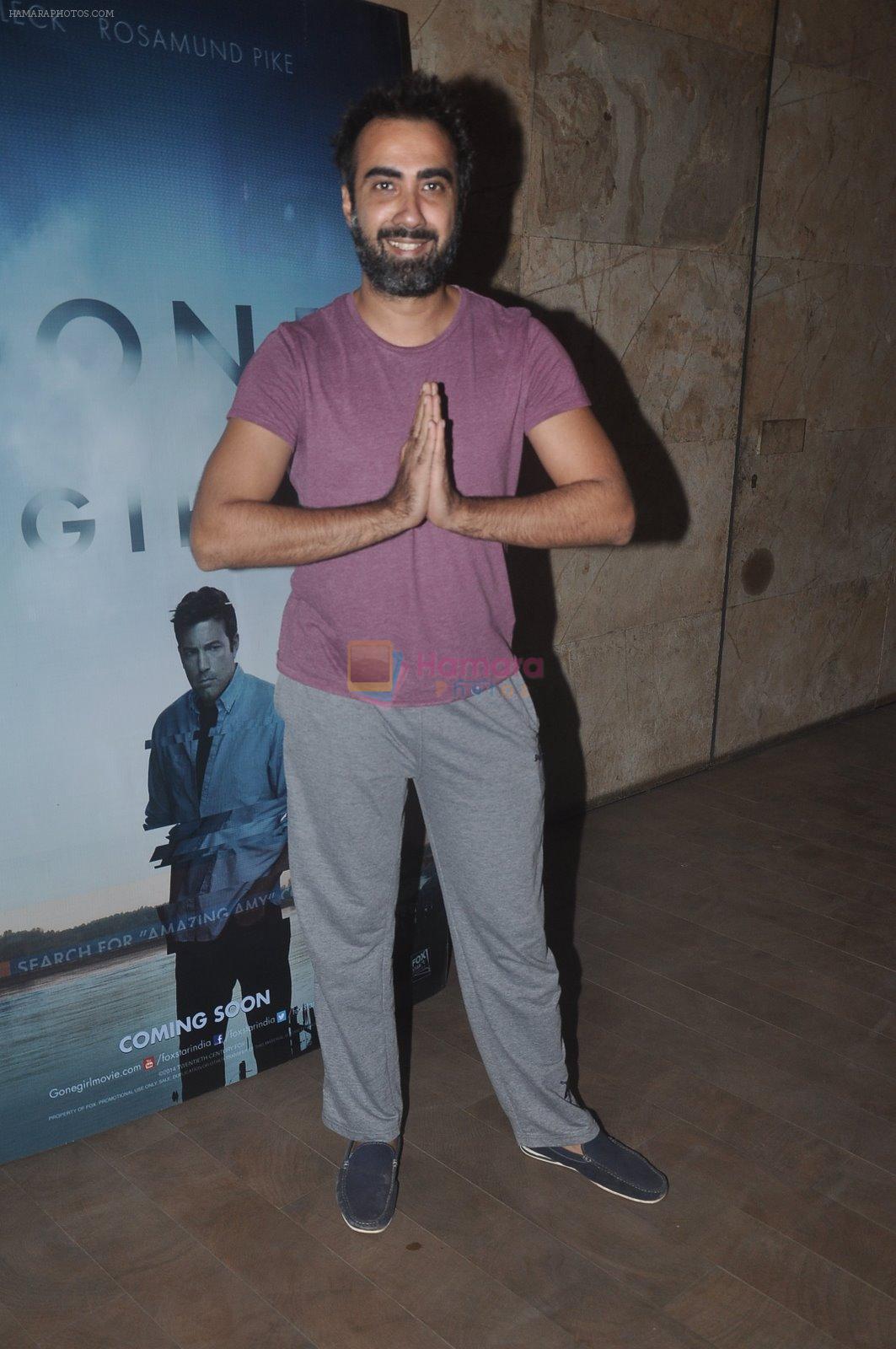Ranvir Shorey at Gone Girl screening in Lightbox, mumbai on 3rd Nov 2014