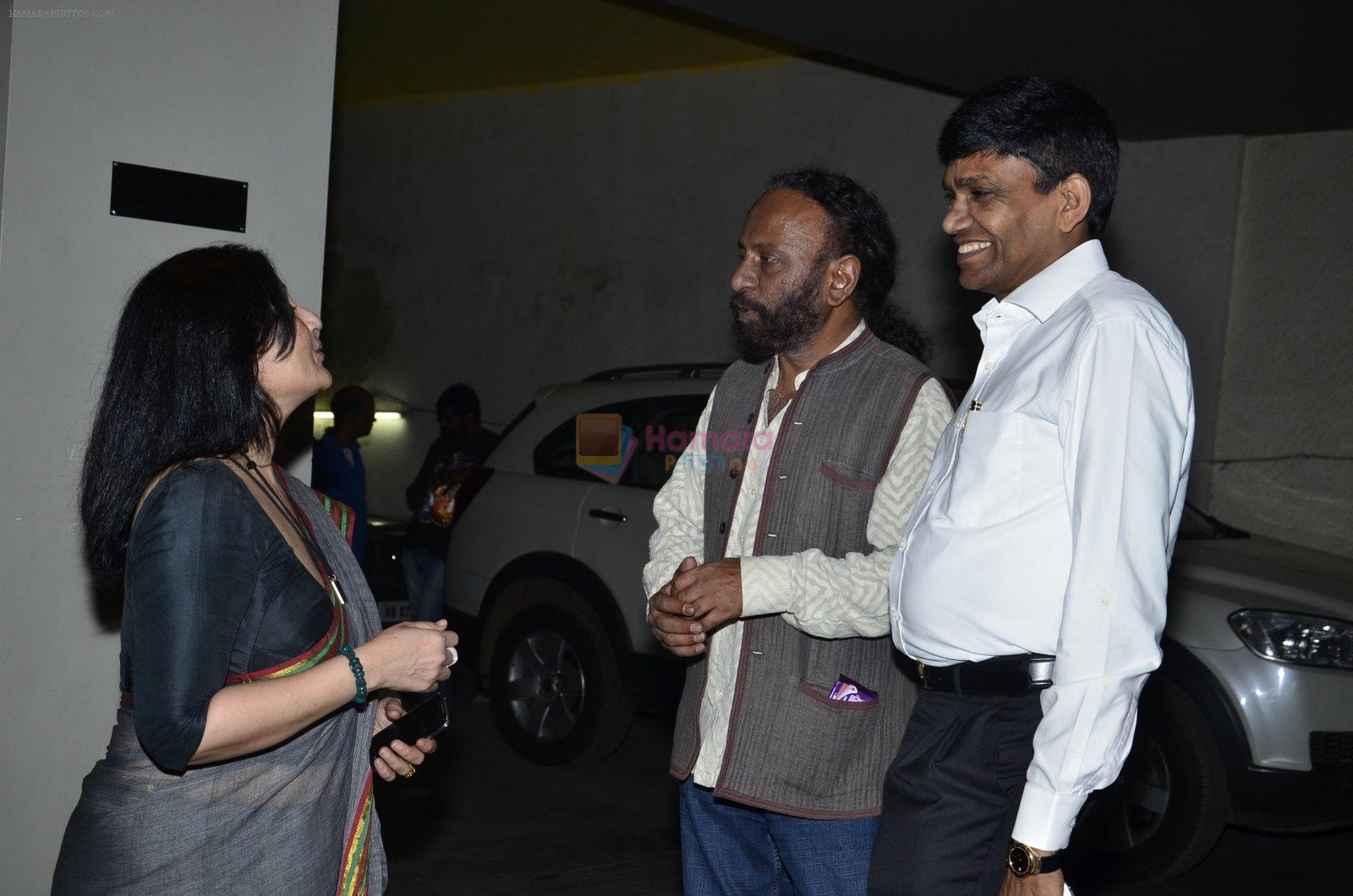 Sarika, ketan Mehta at Rang Rasiya screening in Lightbox, Mumbai on 4th Nov 2014