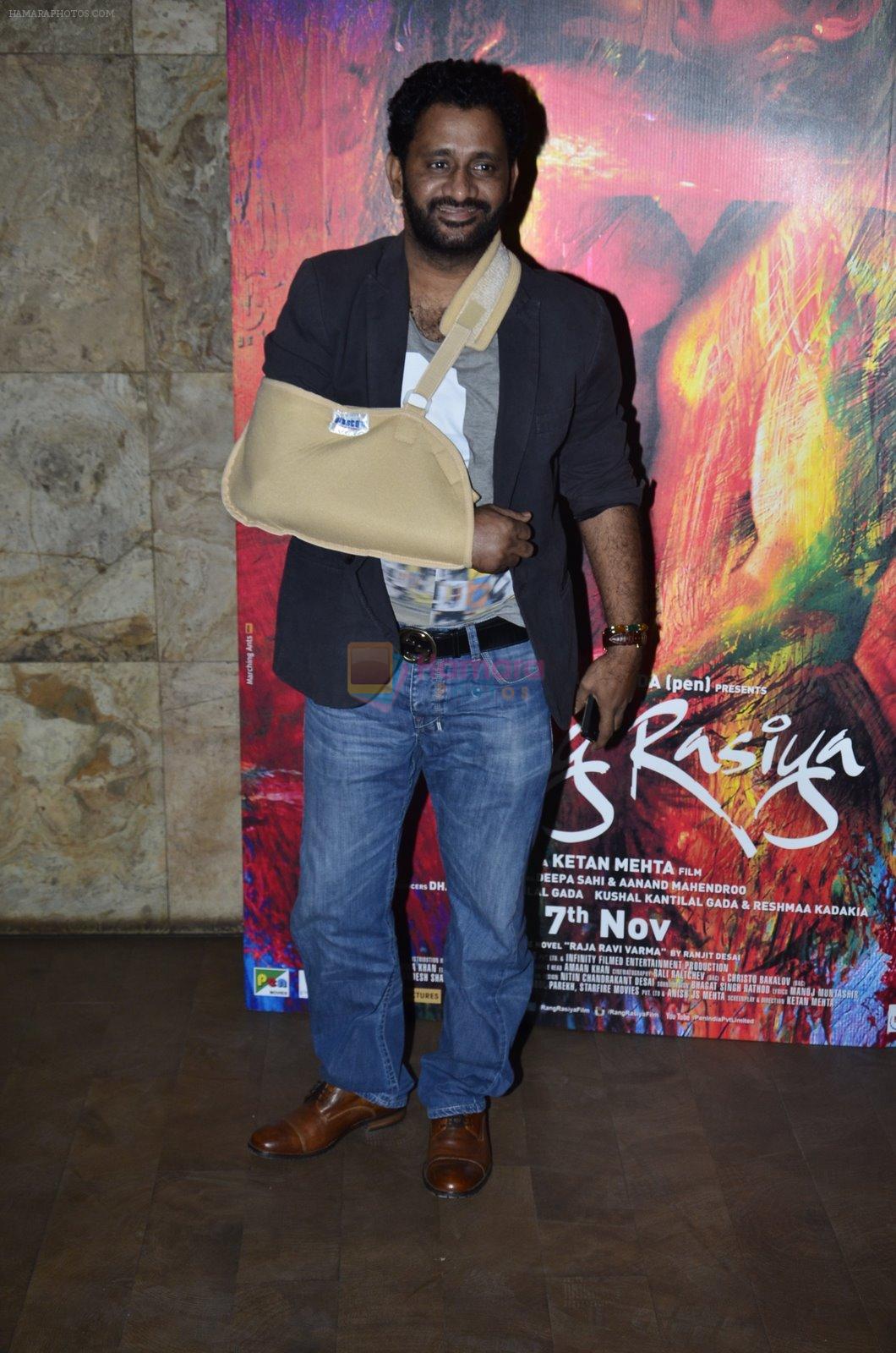 Resul Pookutty at the Screening of the film Rang Rasiya in Lightbox on 5th Nov 2014