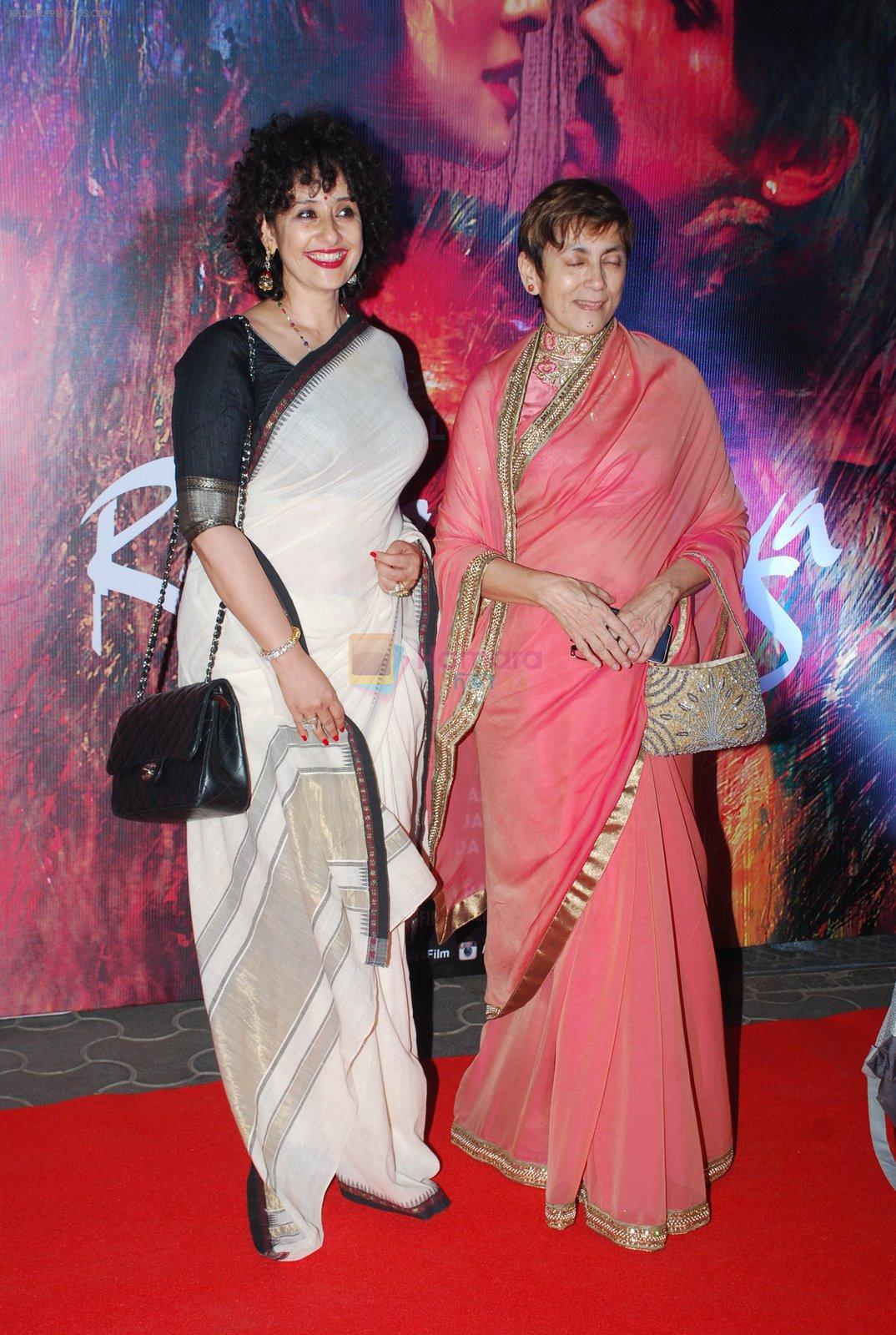 Manisha Koirala, Deepa Sahi at Rang Rasiya premiere in Cinemax, Mumbai on 6th Nov 2014