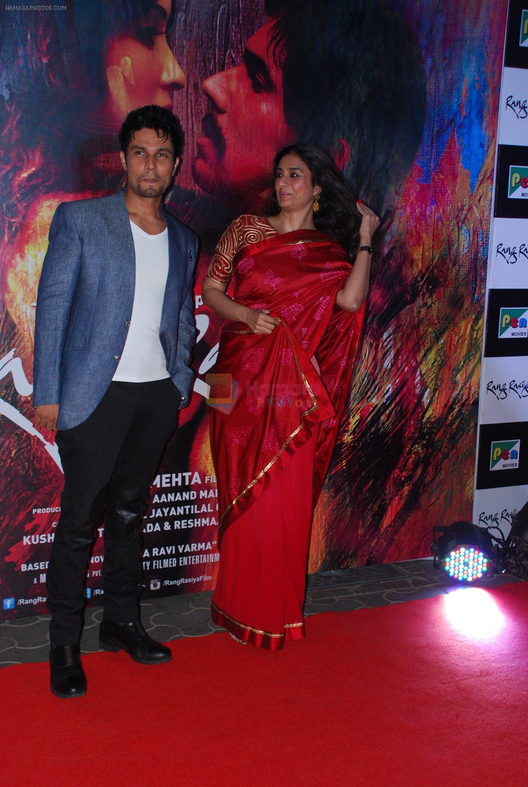 Tabu at Rang Rasiya premiere in Cinemax, Mumbai on 6th Nov 2014