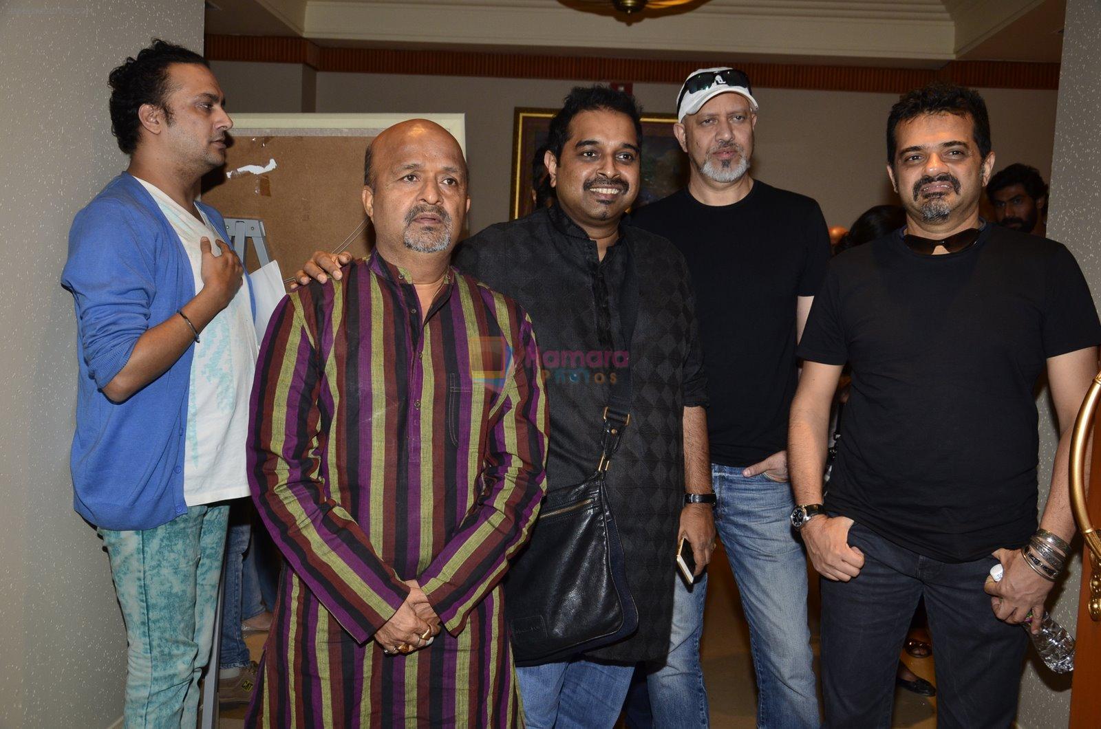Sameer, Loy Mendonsa, 'shankar Mahadevan, _Ehsaan Noorani at Vikram Phadnis new film launch in Mumbai on 8th Nov 2014