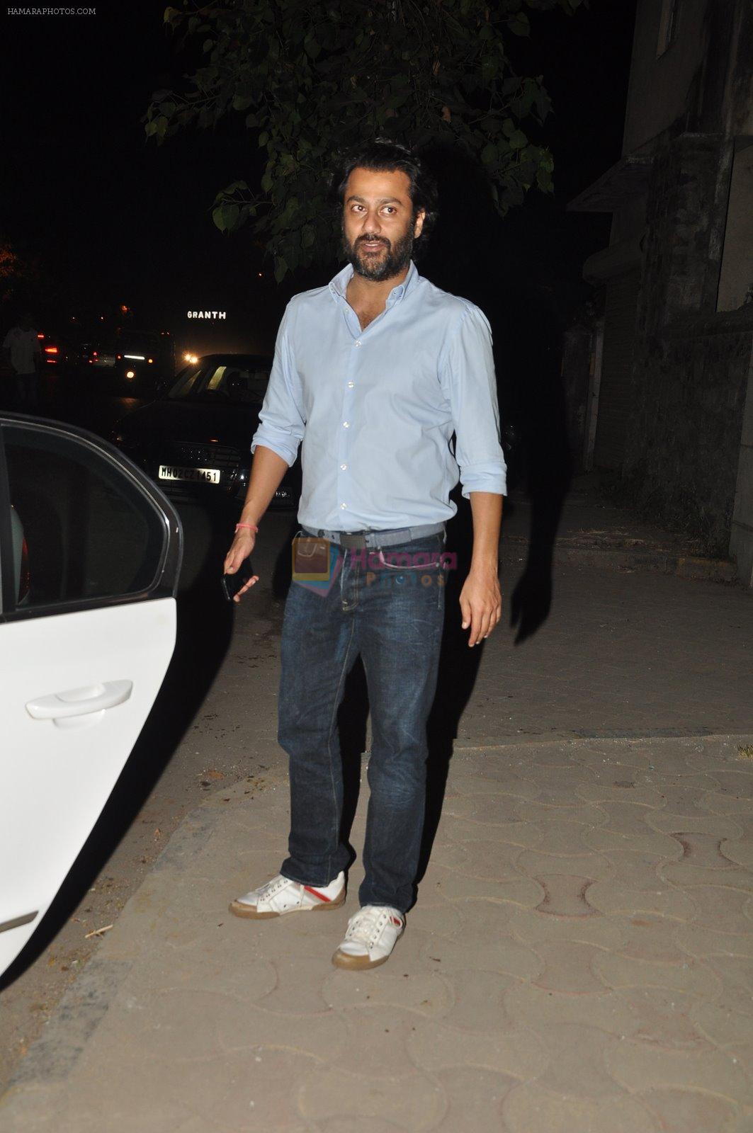 Abhishek Kapoor at Private dinner at Vidya's house in Juhu, Mumbai on 8th Nov 2014