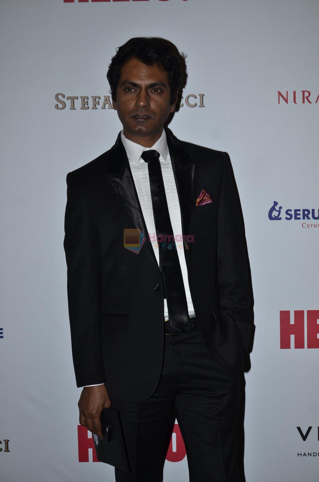 Nawazuddin Siddiqui at Hello Hall of fame red carpet 2014 in Mumbai on 9th Nov 2014