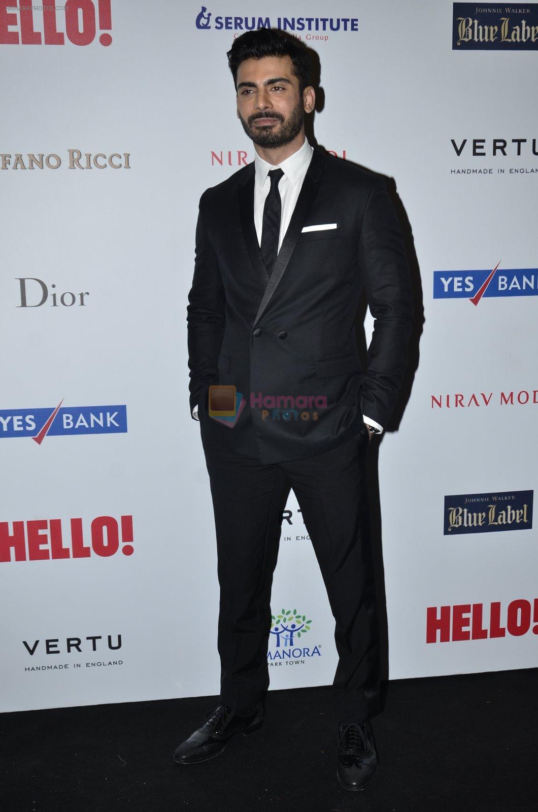 Fawad Khan at Hello Hall of fame red carpet 2014 in Mumbai on 9th Nov 2014
