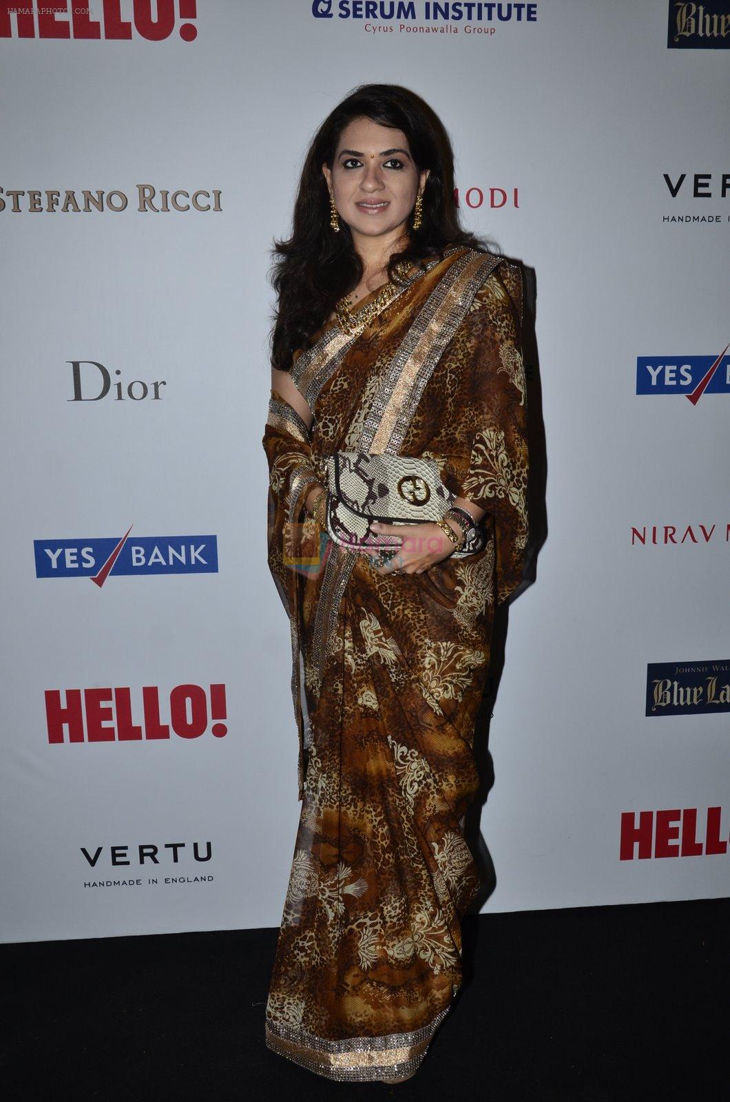 Shaina NC at Hello Hall of fame red carpet 2014 in Mumbai on 9th Nov 2014