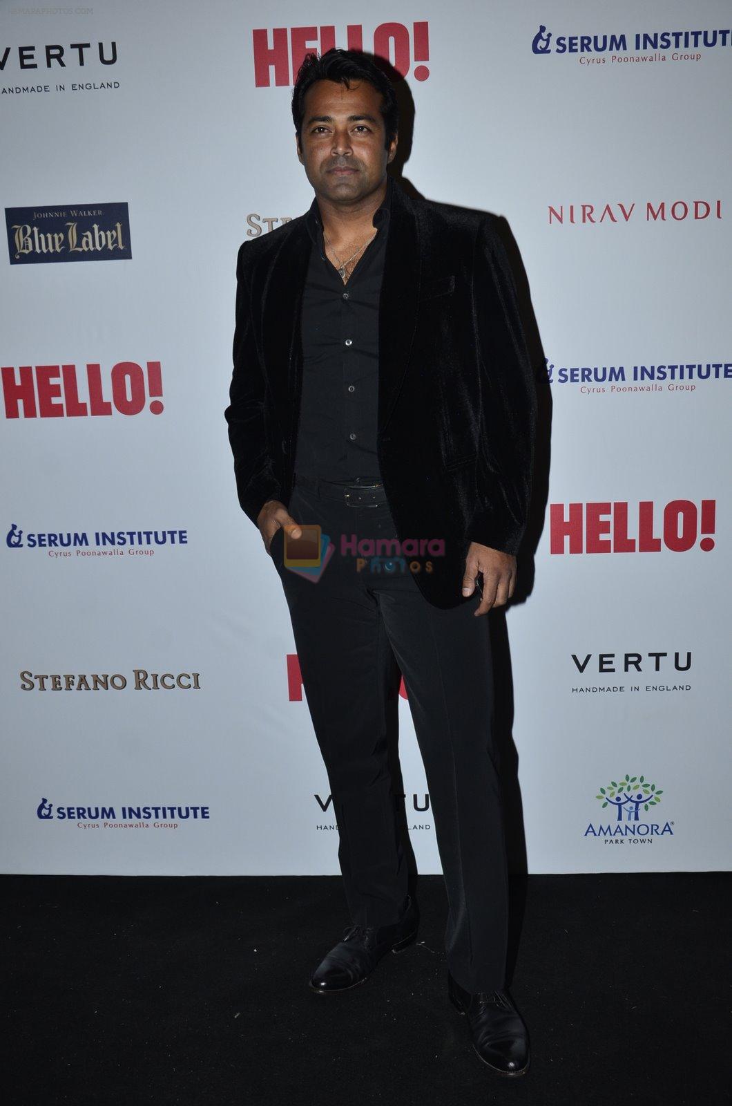 Leander Paes at Hello Hall of fame red carpet 2014 in Mumbai on 9th Nov 2014