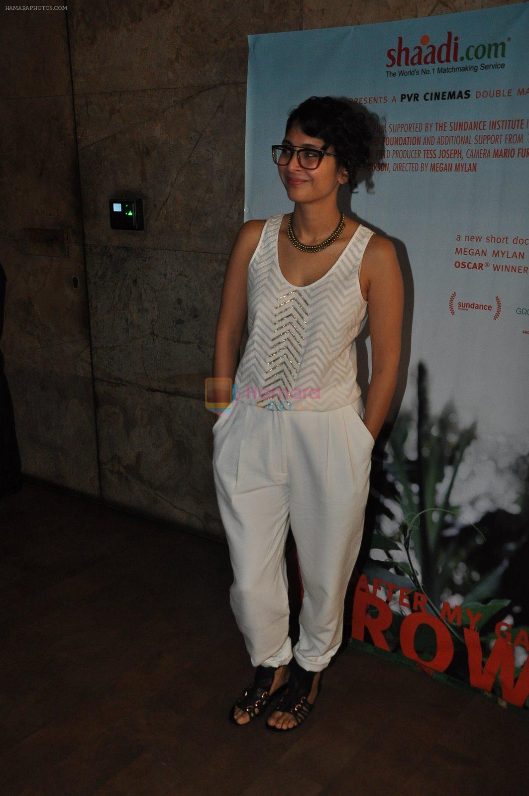 Kiran Rao at the screening of Megan Mylan's documentary in Lightbox, Mumbai on 14th Nov 2014