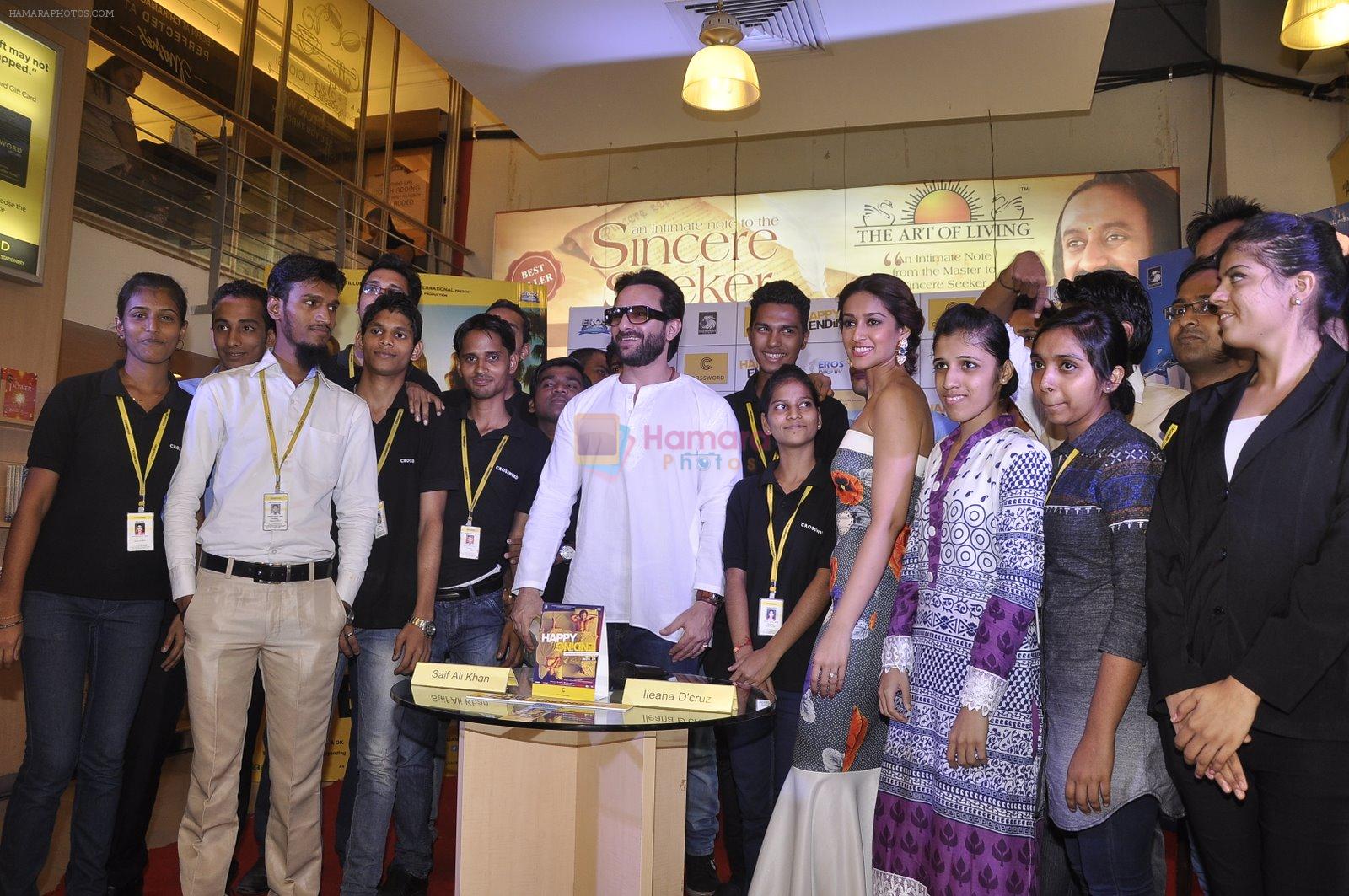 Saif Ali Khan, Ileana D'Cruz promote Happy Ending in Mumbai on 17th Nov 2014