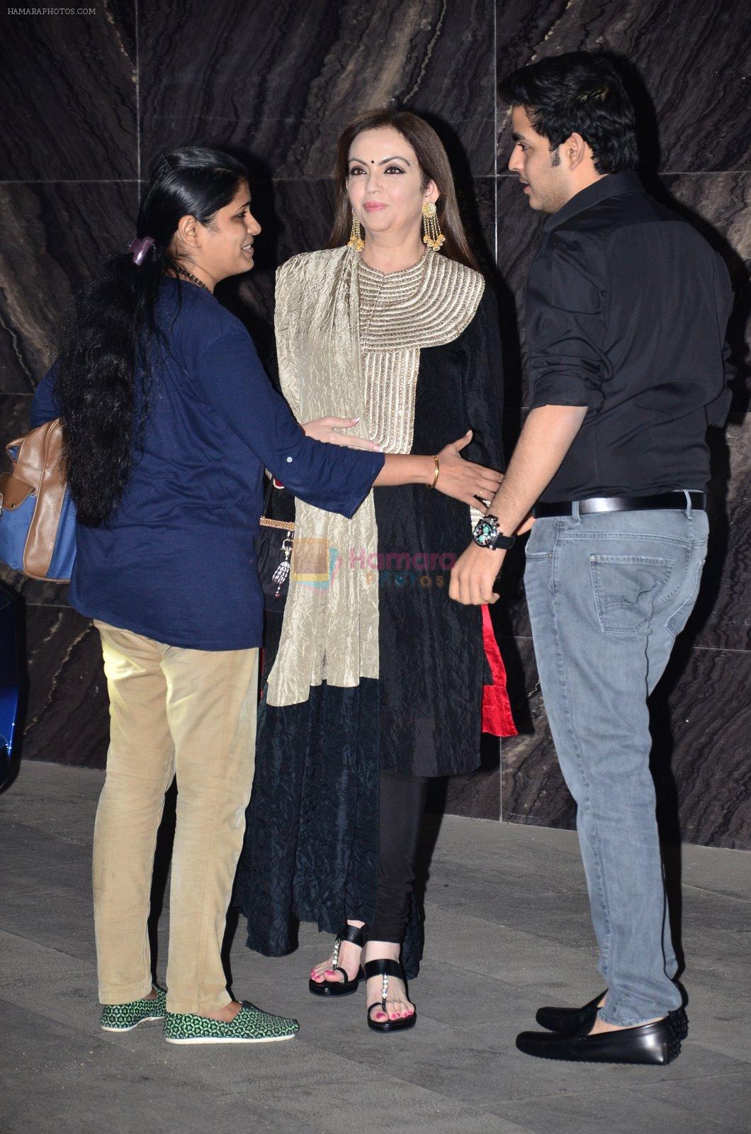 Nita Ambani at Rohit Sharma's bash in Palladium on 20th Nov 2014