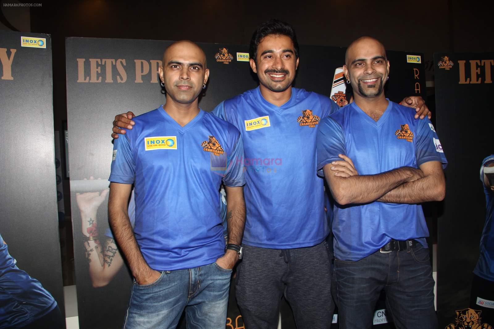 Raghu Ram, Rajiv Laxman, Rannvijay Singh at Chandigarh BCL press meet in Mumbai on 23rd Nov 2014